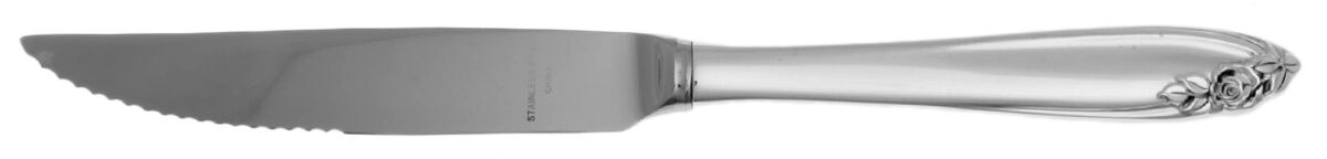 Debutante (Sterling, 1960) Steak Knife Individual Hollow, Serrate HC by Wallace Silver-1