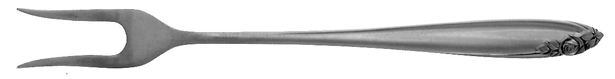 Debutante (Sterling, 1960) Short Handle Pickle/Olive Fork by Wallace Silver-1
