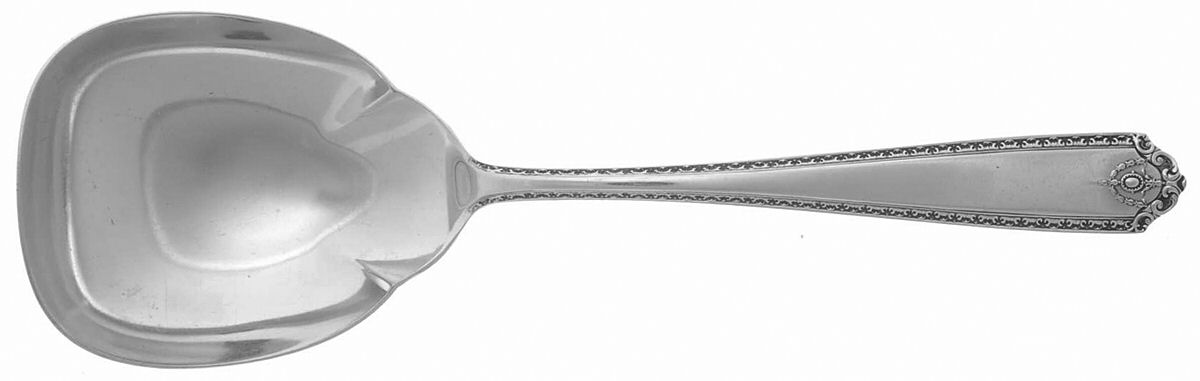 Dorothy Q (Silverplate, 1931) Solid Smooth Casserole Spoon by Wallace Silver-1