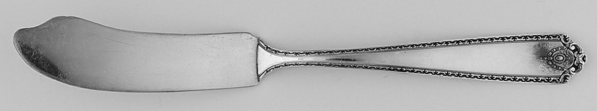 Dorothy Q (Silverplate, 1931) Flat Handle Master Butter Knife by Wallace Silver-1