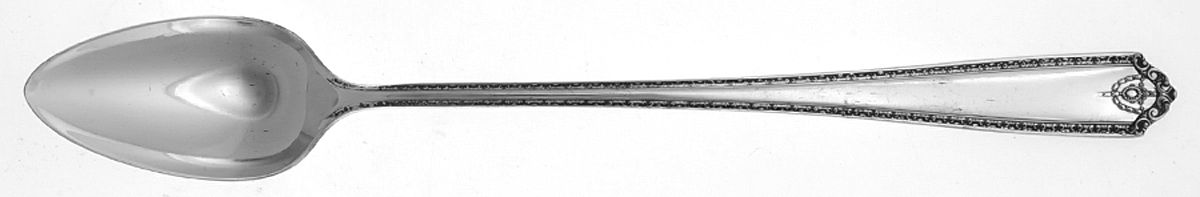 Dorothy Q (Silverplate, 1931) Iced Tea Spoon by Wallace Silver-1