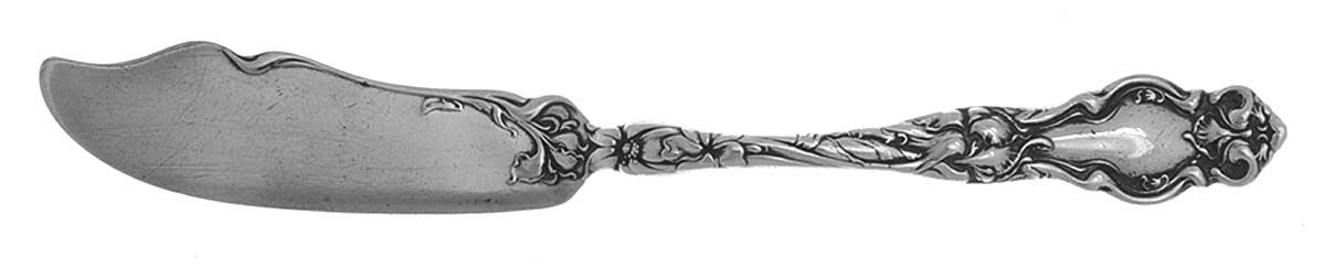 Eton (Sterling, 1903) Flat Handle Master Butter Knife by Wallace Silver-1