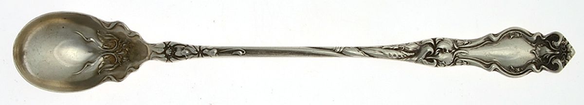 Eton (Sterling, 1903) Solid Bowl Long Handle Olive Spoon by Wallace Silver-1