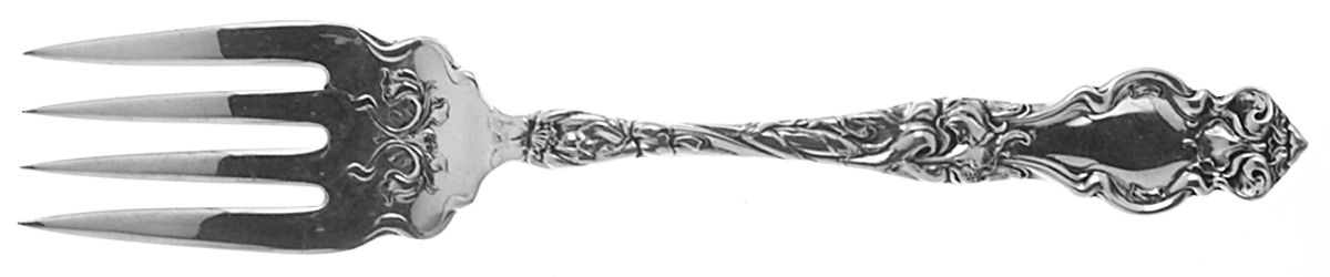 Eton (Sterling, 1903) Medium Solid Cold Meat Serving Fork by Wallace Silver-1