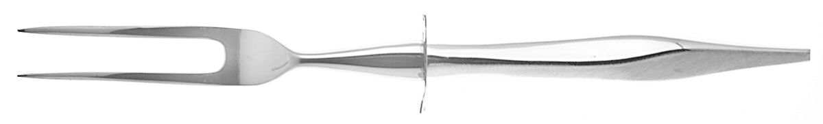 Evening Mist (Sterling, 1963) Small Steak Carving Fork with Stainless Prongs by Wallace Silver-1