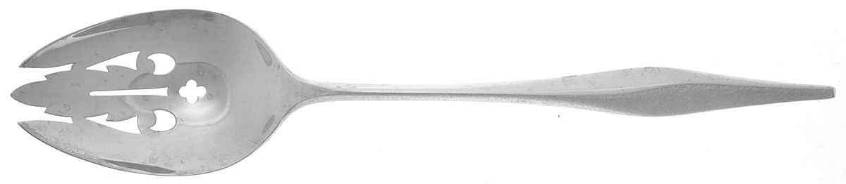 Evening Mist (Sterling, 1963) Pierced Tablespoon (Serving Spoon) by Wallace Silver-1