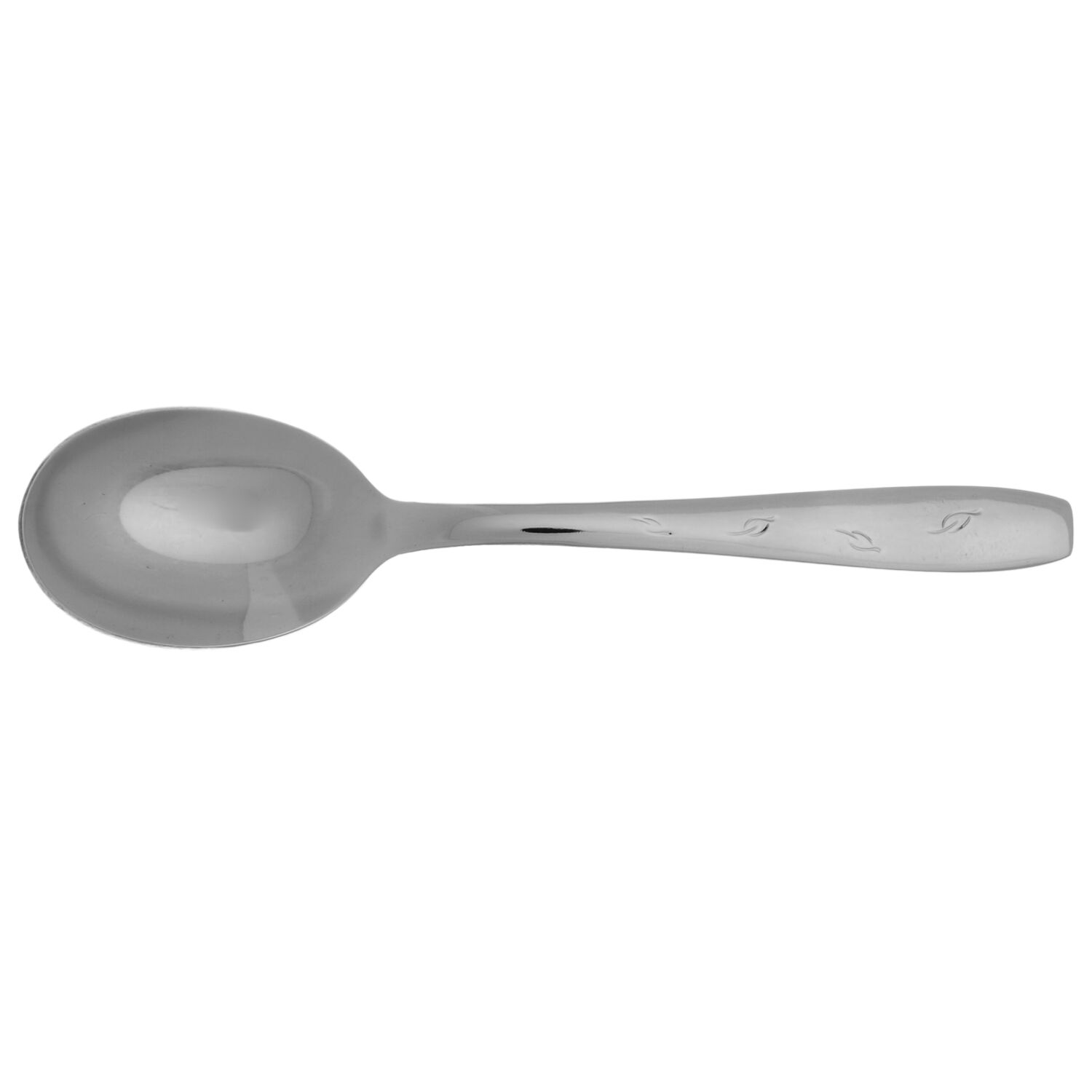 Falling Leaves (Stainless) Sugar Spoon by Wallace Silver-1