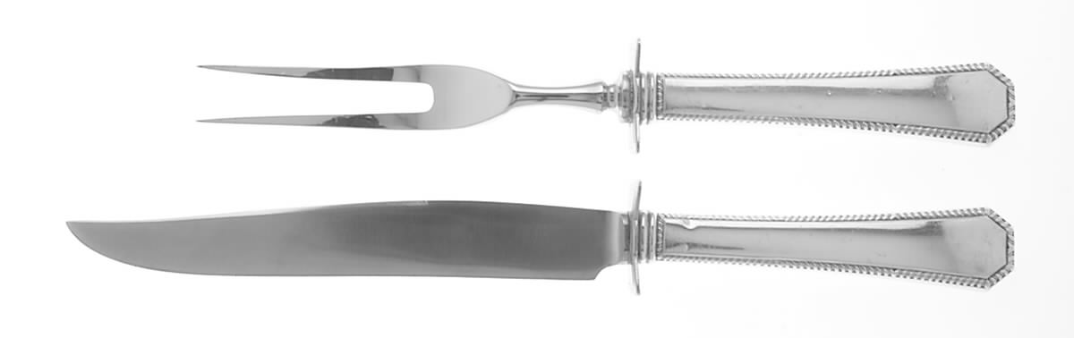 Faneuil (Sterling, 1925) Small Stainless Blade 2-Piece Steak Carving Set by Wallace Silver-1