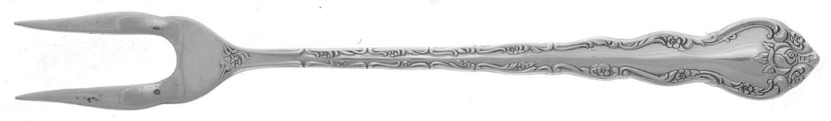 Feliciana (Sterling, 1969) Short Handle Pickle/Olive Fork by Wallace Silver-1