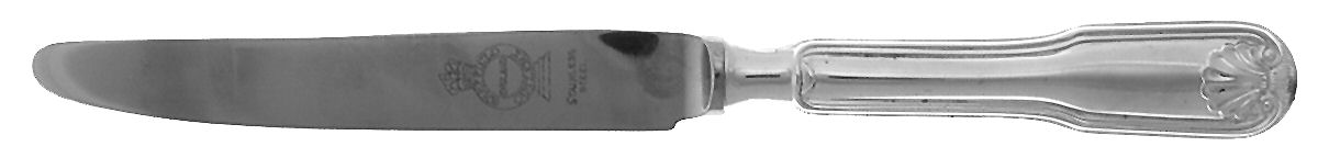Fiddle-Thread and Shell (Silverplate) New French Hollow Knife by Sheffield Original-1