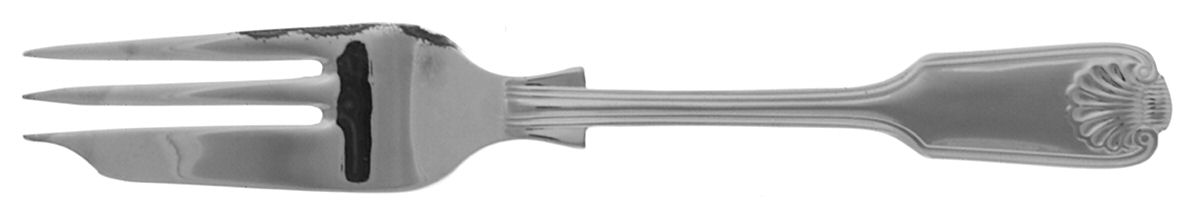 Fiddle Thread & Shell Individual Pie Fork by Wallace Silver-1