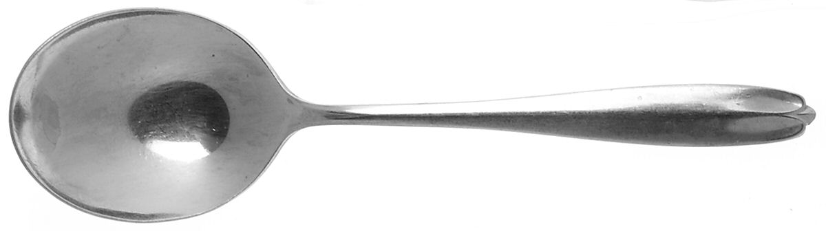 Fleetline (Stainless) Round Bowl Soup Spoon (Cream Soup) by Wallace Silver-1