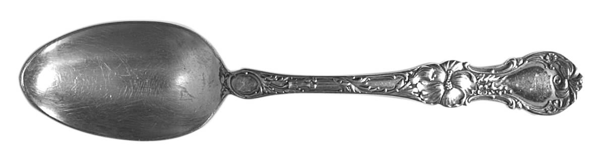 Floral (Silverplate, 1902) Place/Oval Soup Spoon by Wallace Silver-1