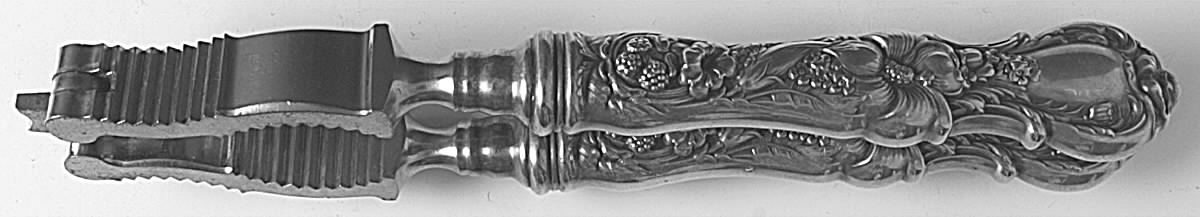 Floral (Silverplate, 1902) Stainless Grip Nut Cracker by Wallace Silver-1
