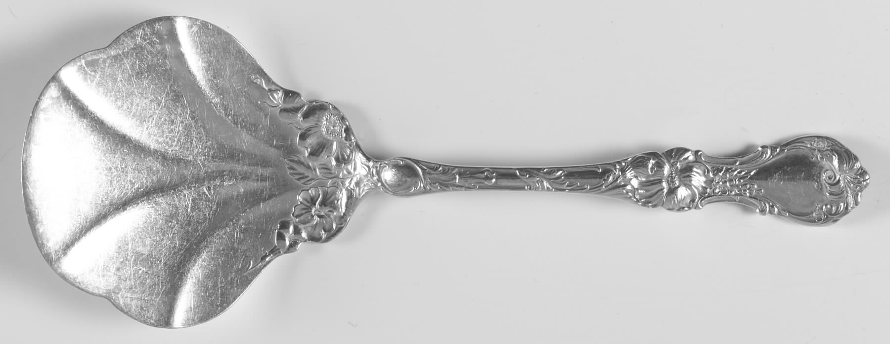Floral (Silverplate, 1902) Tomato Server, Solid Piece by Wallace Silver-1