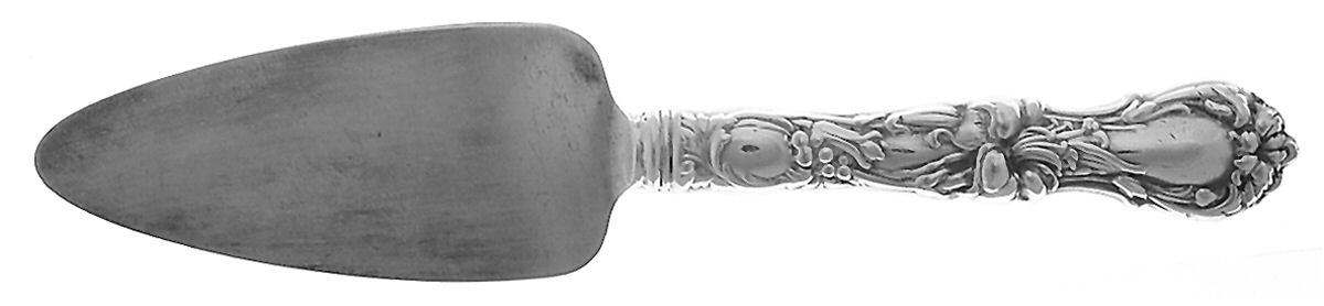 Floral (Silverplate, 1902) Solid Cheese Server by Wallace Silver-1