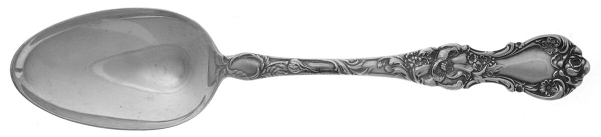 Floral (Silverplate, 1902) Tablespoon (Serving Spoon) by Wallace Silver-1