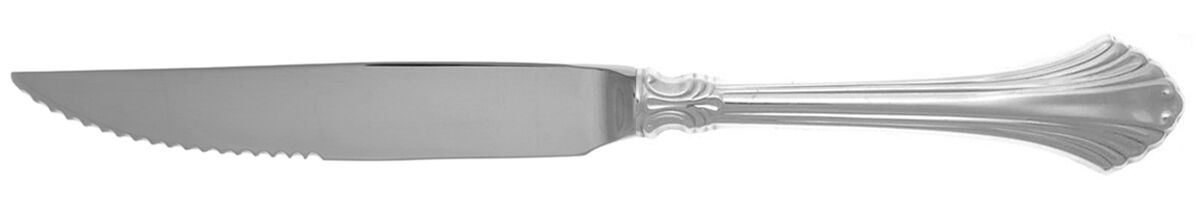 French Regency (Sterling, 1986) Steak Knife Individual Hollow, Serrate HC by Wallace Silver-1