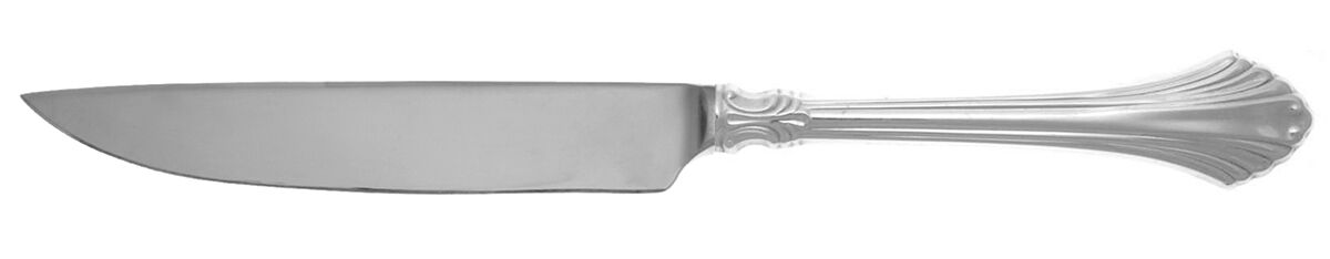 French Regency (Sterling, 1986) Steak Knife Individual Hollow, No Serrate HC by Wallace Silver-1