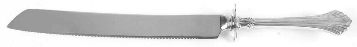 French Regency (Sterling, 1986) Cake Knife with Stainless Blade by Wallace Silver-1