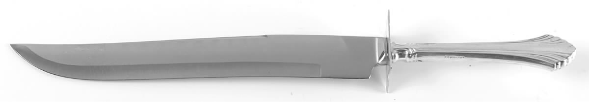 French Regency (Sterling, 1986) Large Stainless Blade Roast Carving Knife by Wallace Silver-1