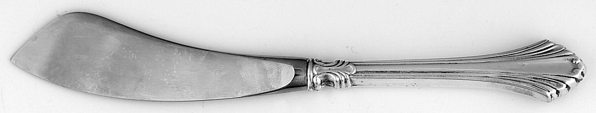 French Regency (Sterling, 1986) Hollow Handle Master Butter Knife by Wallace Silver-1