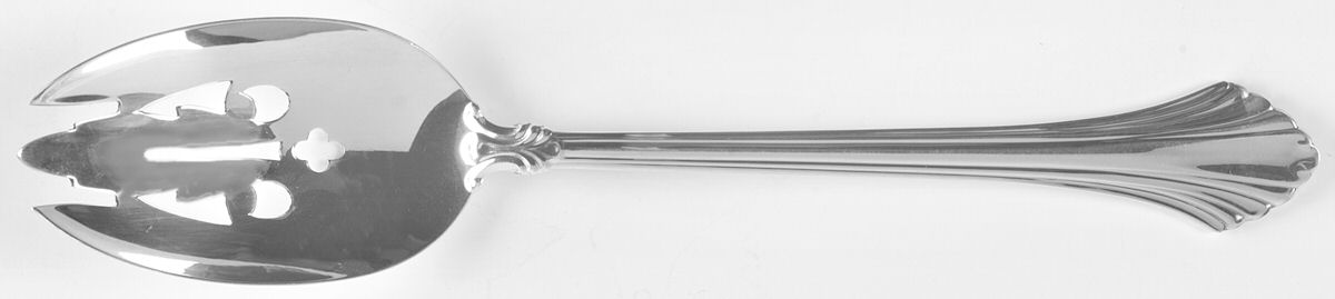 French Regency (Sterling, 1986) Pierced Tablespoon (Serving Spoon) by Wallace Silver-1