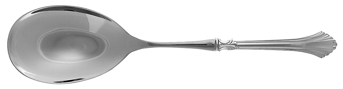French Regency (Sterling, 1986) Salad Servng Spoon with Stainless Bowl by Wallace Silver-1
