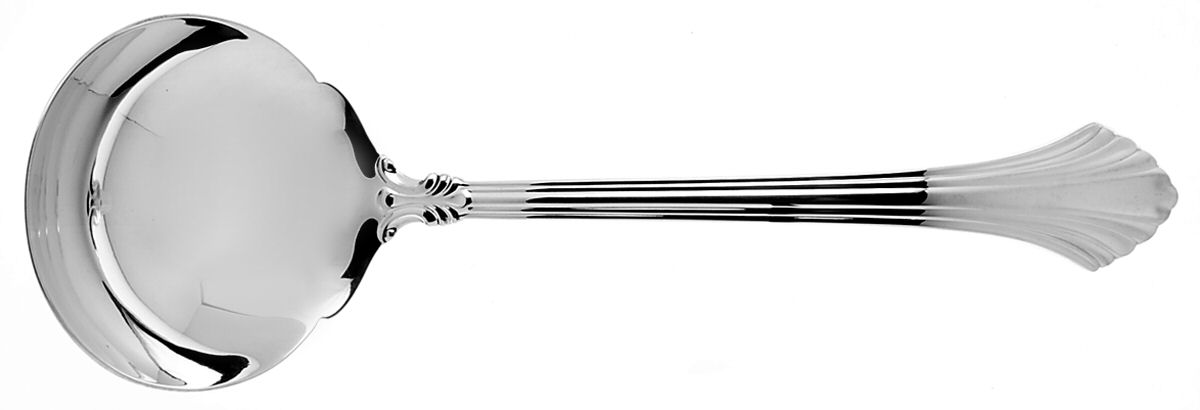 French Regency (Sterling, 1986) Solid Gravy Ladle by Wallace Silver-1