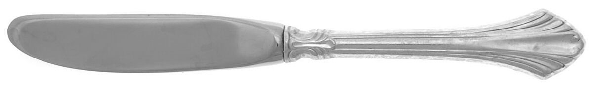 French Regency (Sterling, 1986) Modern Hollow Butter Spreader (Stainless) by Wallace Silver-1