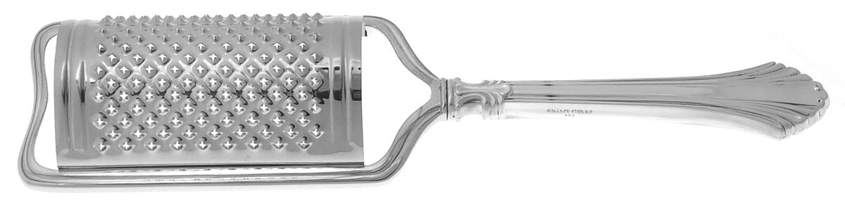 French Regency (Sterling, 1986) Cheese Grater with Hollow Handle, Stainless Grater by Wallace Silver-1
