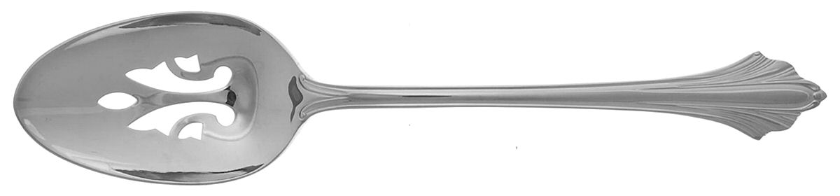 French Regent (Stainless) Pierced Tablespoon (Serving Spoon) by Wallace Silver-1
