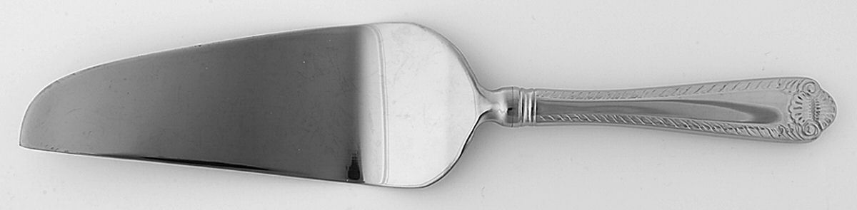 French Shell (Stainless) Pie and Cake Server, Solid Piece by Wallace Silver-1