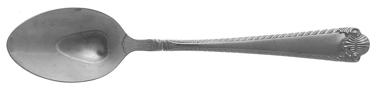 French Shell (Stainless) Place/Oval Soup Spoon by Wallace Silver-1