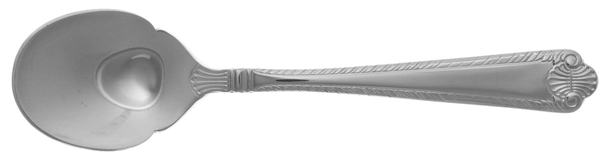 French Shell (Stainless) Sugar Spoon by Wallace Silver-1
