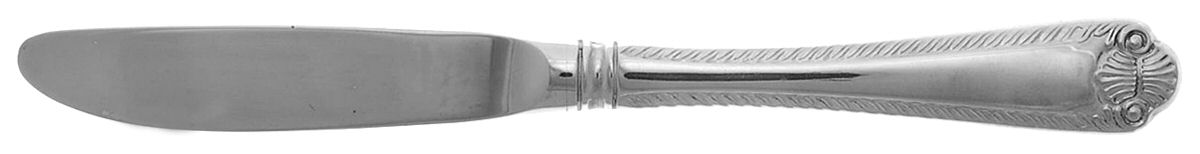 French Shell (Stainless) Modern Hollow Butter Spreader (Stainless) by Wallace Silver-1