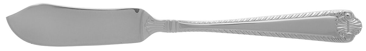 French Shell (Stainless) Flat Handle Master Butter Knife by Wallace Silver-1