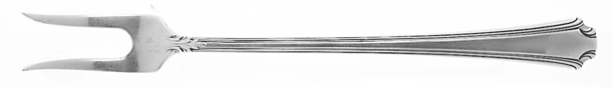 Georgian Colonial (Sterling, 1932) Short Handle Pickle/Olive Fork by Wallace Silver-1