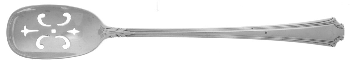 Georgian Colonial (Sterling, 1932) Pierced Bowl Short Handle Olive Spoon by Wallace Silver-1