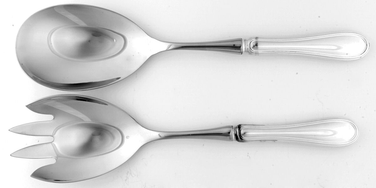 Giorgio (Sterling, 1995) 2 Pc Salad Set with Stainless Bowl by Wallace Silver-1