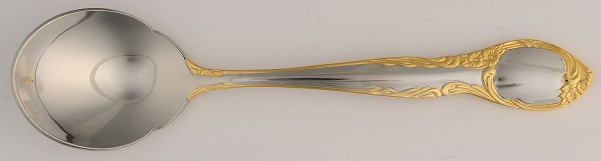 Golden Amberly Sugar Spoon by Wallace Silver-1