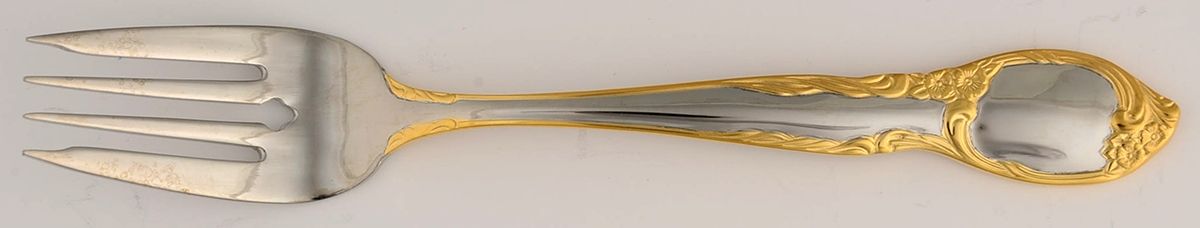 Golden Amberly Individual Salad Fork by Wallace Silver-1