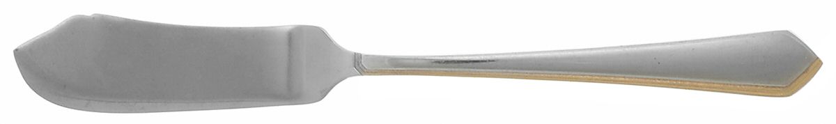 Golden Fascination (Stainless, Gold Accent) Flat Handle Master Butter Knife by Wallace Silver-1