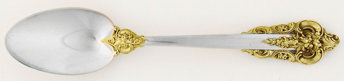 Golden Grande Baroque (Sterling, Gold Accent) European Teaspoon by Wallace Silver-1