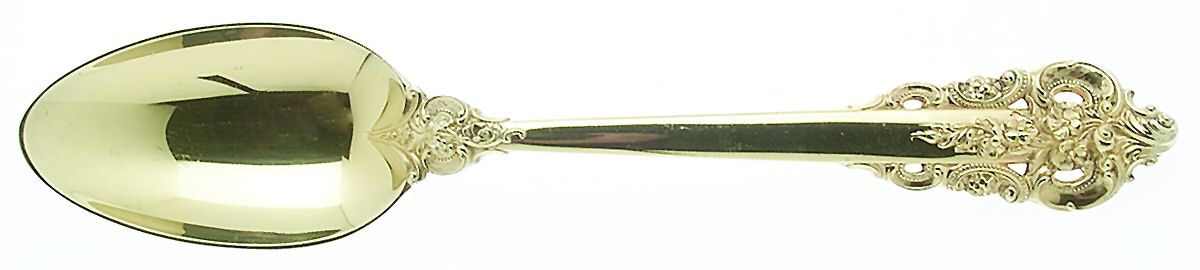 Golden Grande Barogue (Sterling, Gold Vermeil) Tablespoon (Serving Spoon) by Wallace Silver-1