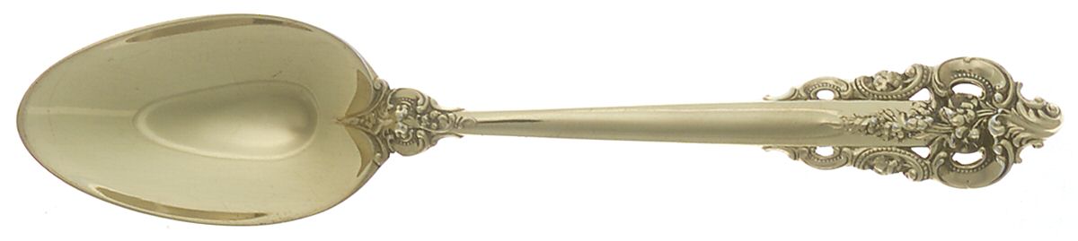 Golden Grande Barogue (Sterling, Gold Vermeil) Youth Five O'Clock Spoon by Wallace Silver-1