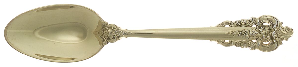 Golden Grande Barogue (Sterling, Gold Vermeil) Place/Oval Soup Spoon by Wallace Silver-1