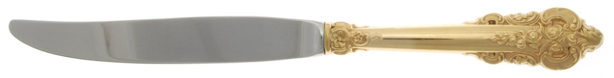 Golden Grande Barogue (Sterling, Gold Vermeil) European Modern Hollow Knife by Wallace Silver-1