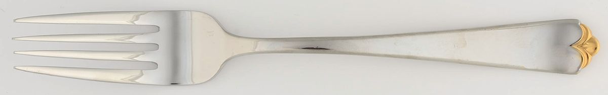 Golden Lotus (Stainless, Gold Accent Fork by Wallace Silver-1