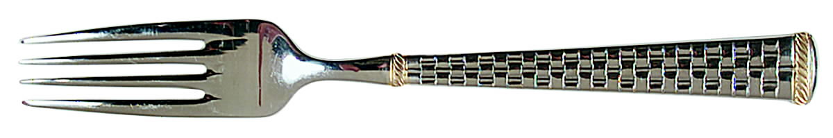 Golden Monterey (Stainless, Gold Accent) Fork by Wallace Silver-1